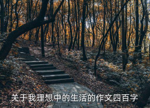 我的理想生活，關(guān)于我理想中的生活的作文四百字