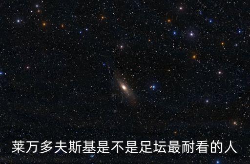 萊萬多夫斯基是不是足壇最耐看的人