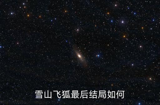 雪山飛狐最后結局如何