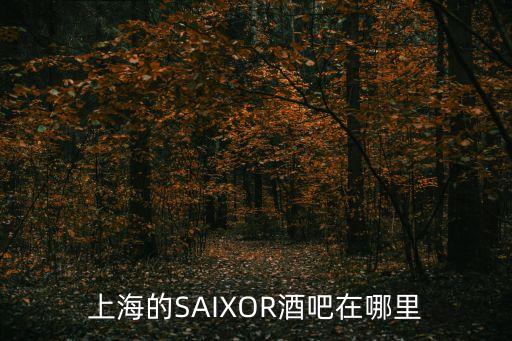 上海市賽德斯餐廳酒吧，上海的SAIXOR酒吧在哪里