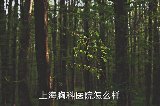 上海胸科醫(yī)院怎么樣