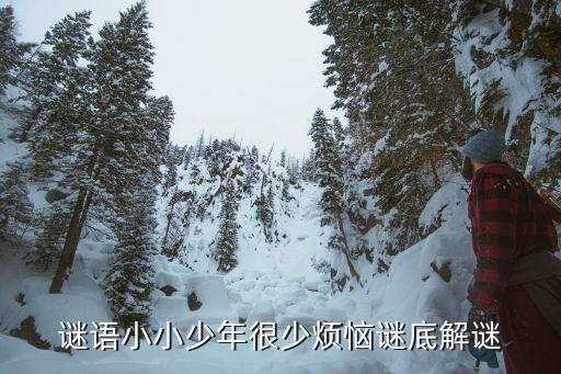 小小少年很少煩惱，謎語小小少年很少煩惱謎底解謎