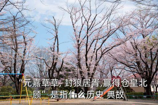 “元嘉草草, 封狼居胥,贏得倉皇北顧”是指什么歷史 典故