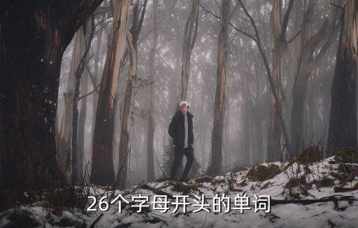 26個(gè)字母開頭的單詞