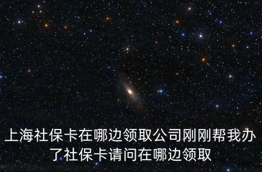 上海社保卡在哪邊領取公司剛剛幫我辦了社保卡請問在哪邊領取