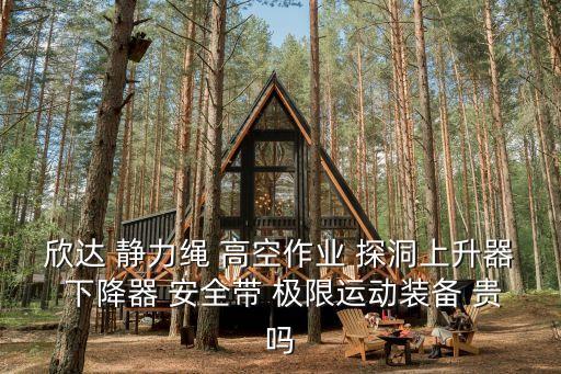 下降器，欣達 靜力繩 高空作業 探洞上升器 下降器 安全帶 極限運動裝備 貴嗎