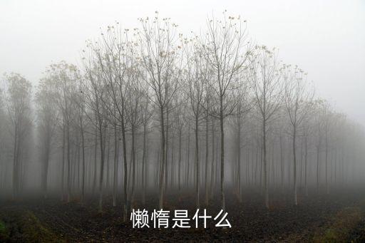 懶惰，懶惰的意思是什么