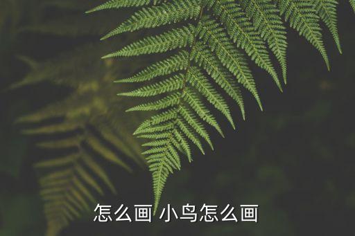 怎么畫 小鳥怎么畫