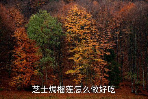 芝士焗榴蓮怎么做好吃