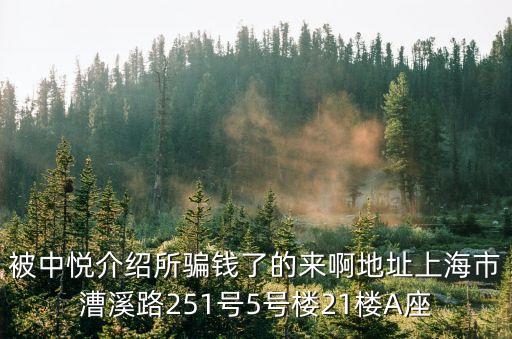 上海市留鳥家族，地址上海市長寧區定西路1277號長峰大廈2509室是個騙子照相工作