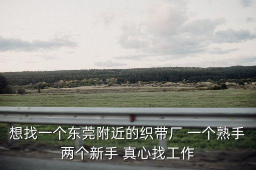東莞織帶廠轉讓，東莞寮步織帶廠要人的有哪些