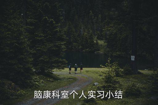 腦康科室個(gè)人實(shí)習(xí)小結(jié)