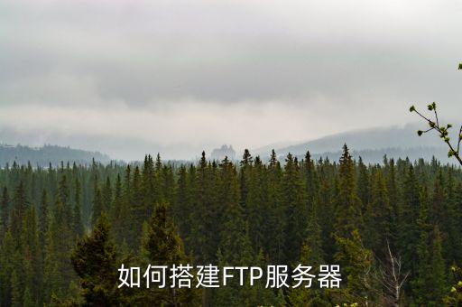 如何搭建FTP服務器