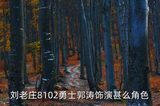 劉老莊戰斗，劉老莊8102勇士郭濤飾演甚么角色