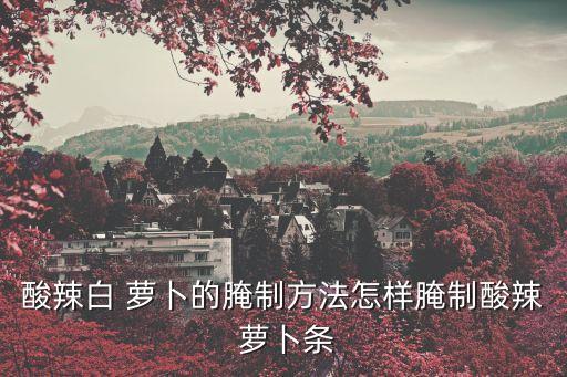 腌酸辣蘿卜,用專用工具去皮切成條蘿卜撒上鹽腌制1小時