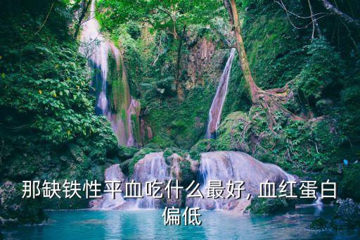 血紅蛋白偏低吃什么補,血紅蛋白偏低需要進一步檢查和治療