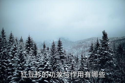  紅豆杉的功效與作用有哪些