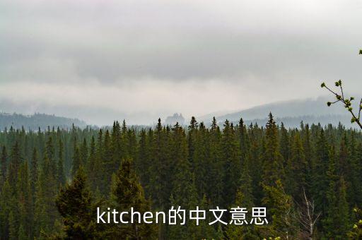 kitchen是什么意思