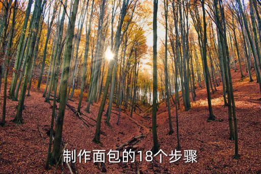 制作面包的18個步驟