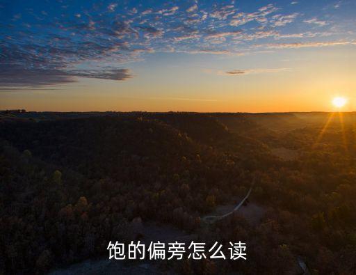 飽的偏旁怎么讀
