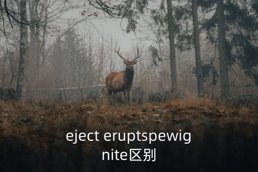 eject eruptspewignite區(qū)別