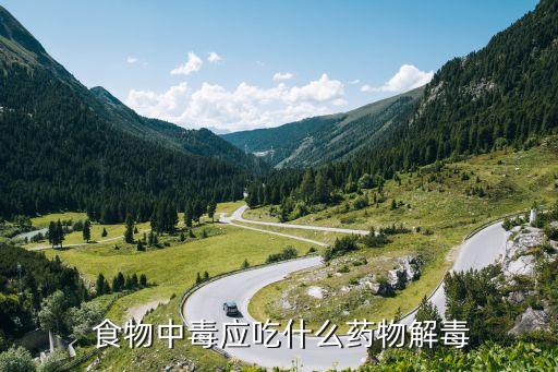  食物中毒應吃什么藥物解毒