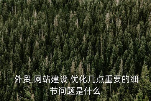 外貿網站優化,網站優化流程!