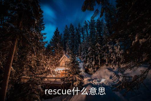 rescue什么意思