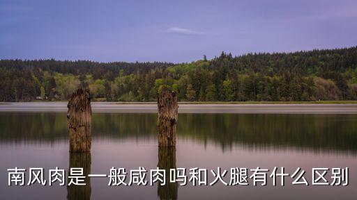 南風肉，南風肉是一般咸肉嗎和火腿有什么區別