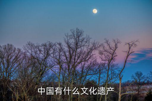 中國文化遺產(chǎn)有哪些，中國有什么文化遺產(chǎn)