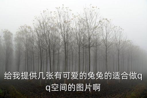 小兔子圖片卡通，給我提供幾張有可愛的兔兔的適合做qq空間的圖片啊