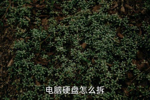 電腦硬盤怎么拆