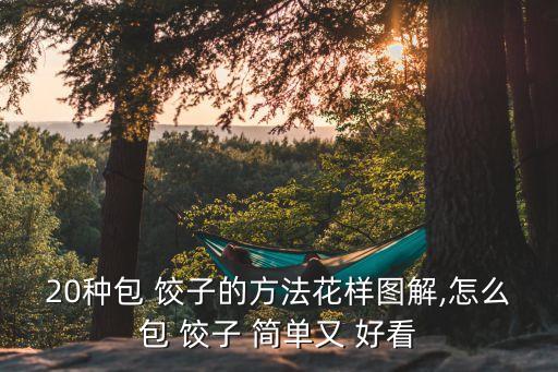 20種包 餃子的方法花樣圖解,怎么包 餃子 簡單又 好看