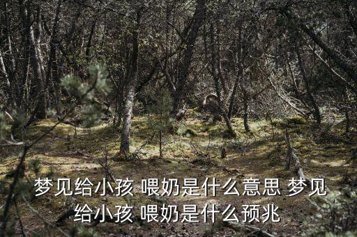  夢見給小孩 喂奶是什么意思 夢見給小孩 喂奶是什么預兆