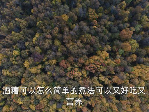 酒糟怎么做好吃，農家酒糟的制作的做法步驟圖怎么做好吃