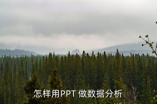 怎樣用PPT 做數據分析