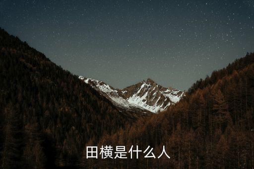 田橫,漢高祖下令剿滅群雄統一天下后田橫仍留守孤島