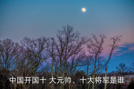 新中國十大元帥,毛澤東謝絕大元帥軍銜