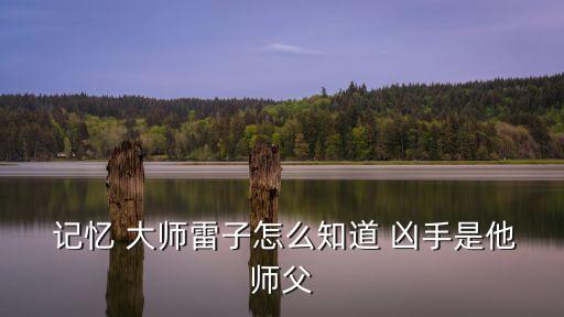  記憶 大師雷子怎么知道 兇手是他師父