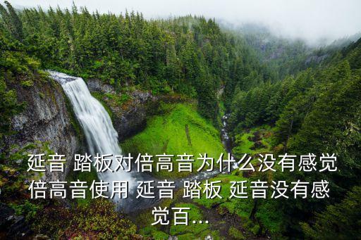  延音 踏板對(duì)倍高音為什么沒(méi)有感覺(jué)倍高音使用 延音 踏板 延音沒(méi)有感覺(jué)百...