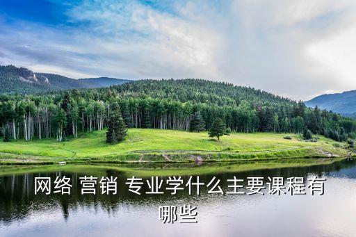 網(wǎng)絡(luò)營銷專業(yè),網(wǎng)絡(luò)營銷專業(yè):適應(yīng)-1營銷變革新生事物