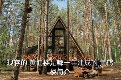 現(xiàn)存的 黃鶴樓是哪一年建成的 黃鶴樓簡介