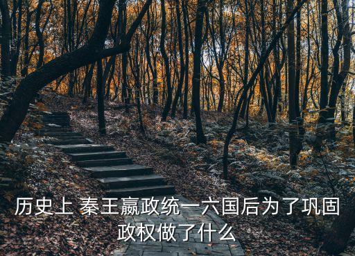 歷史上 秦王嬴政統一六國后為了鞏固政權做了什么
