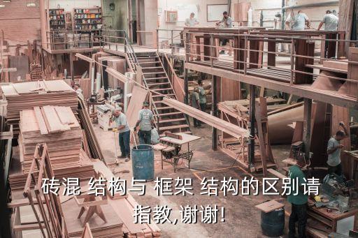  磚混 結構與 框架 結構的區別請指教,謝謝!
