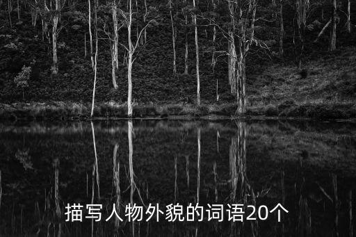 描寫人物外貌的詞語20個