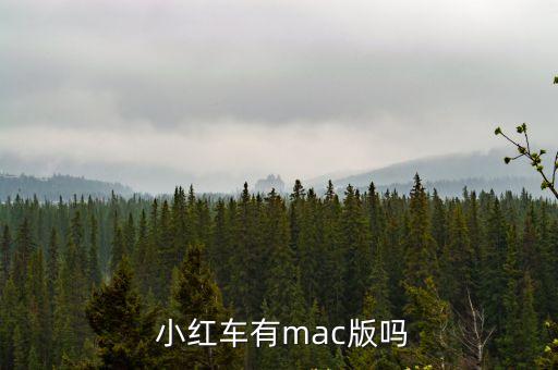  小紅車有mac版嗎