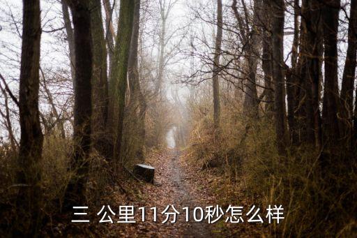 三 公里11分10秒怎么樣