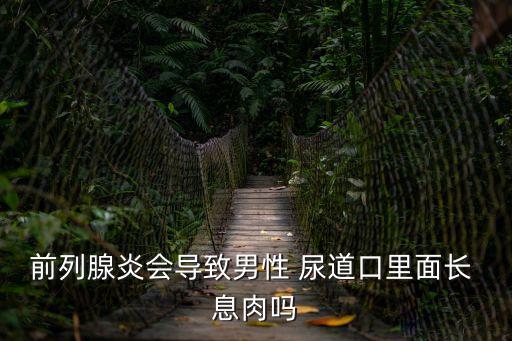 尿道口息肉,男性尿道口長息肉可能是炎癥引起