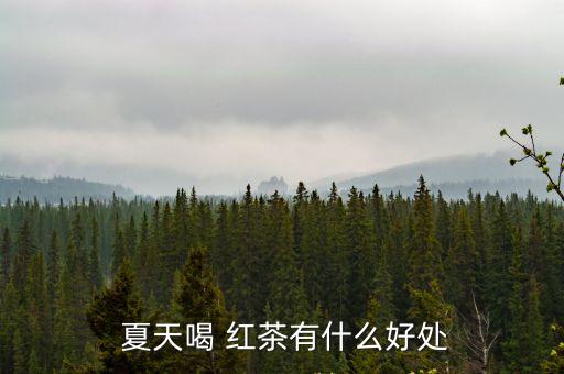  夏天喝 紅茶有什么好處