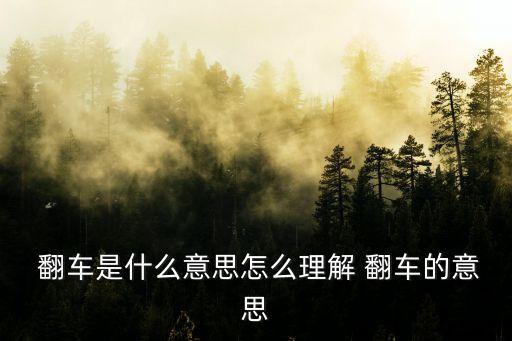 翻車(chē)局是什么意思,a翻車(chē):意外發(fā)生或者出丑犯錯(cuò)當(dāng)場(chǎng)被打臉
